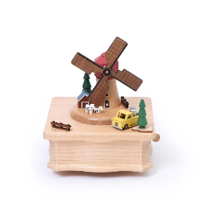 Wooden Music Box  - Windmill farm l 1064505ㅣWooderful life